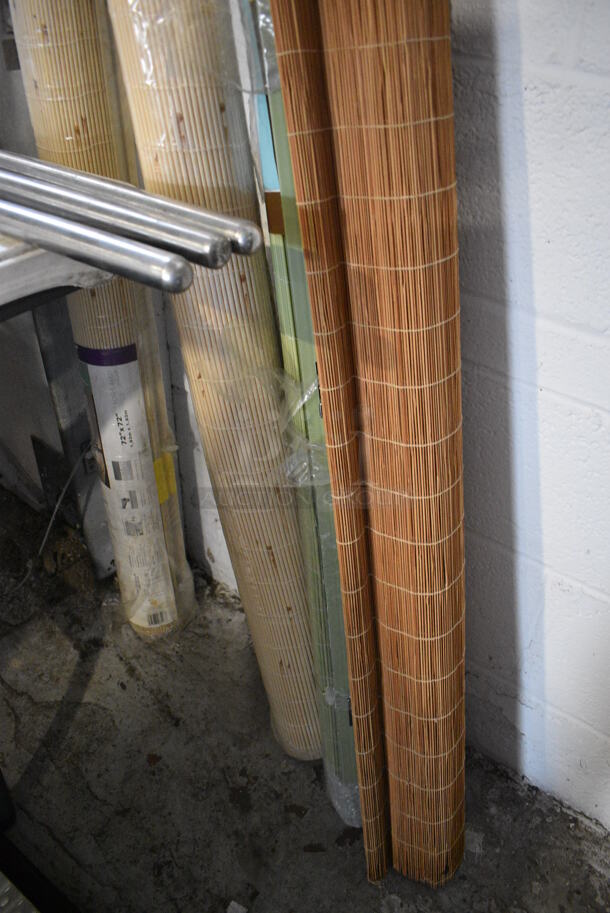 ALL ONE MONEY! Lot of 4 Various Roll Up Blinds - Image 2 of 3