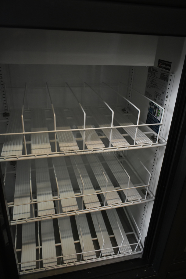 2024 True GDM-41SL-48-HC-LD Metal Commercial 2 Door Reach In Cooler Merchandiser w/ Poly Coated Racks. 115 Volts, 1 Phase. Tested and Working! - Image 5 of 6