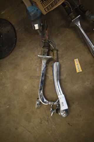 2 Stainless Steel Single Tap Beer Towers. 2 Times Your Bid!