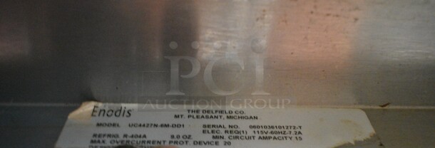 Delfield UC4427N-6M-DD1 Stainless Steel Commercial Prep Table. 115 Volts, 1 Phase. Tested and and Powers On But Does Not Get Cold - Image 8 of 8