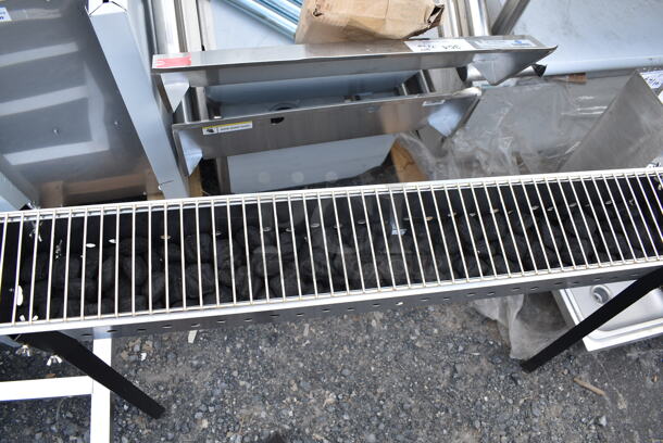 2 BRAND NEW SCRATCH AND DENT! Stainless Steel Trough. 45.5x7.5x30, 31.5x7.5x29. 2 Times Your Bid! - Image 6 of 6