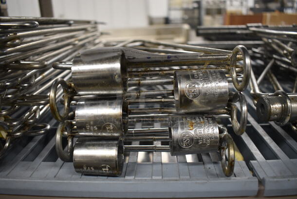 ALL ONE MONEY! Lot of 5 Chrome Finish Brackets! 1.5x17x7.5 - Image 3 of 4