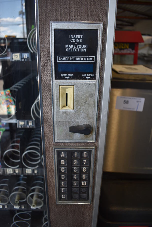 National Vendors Metal Commercial Vending Machine. 115 Volts, 1 Phase. 30x35.5x72. Tested and Does Not Power On - Image 5 of 7