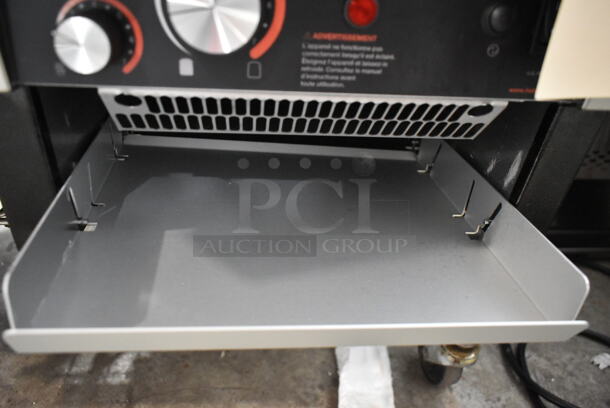 BRAND NEW SCRATCH AND DENT! Hatco TQ-800H Stainless Steel Commercial Countertop Toast Qwik Conveyor Toaster - 3" Opening. 208 Volts, 1 Phase. - Image 4 of 5
