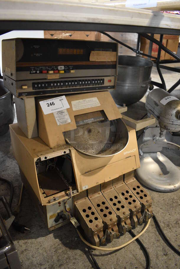 Brandt Metal Countertop Counting Machine. 22x20x26. Tested and Working! - Image 2 of 5