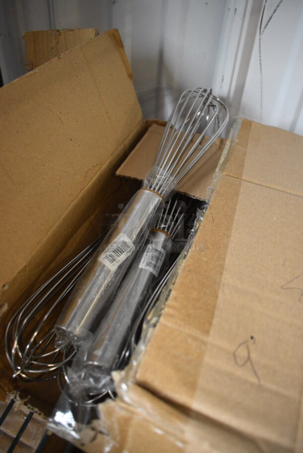 9 BRAND NEW IN BOX! Update Stainless Steel Whisks. 12". 9 Times Your Bid! - Image 2 of 3