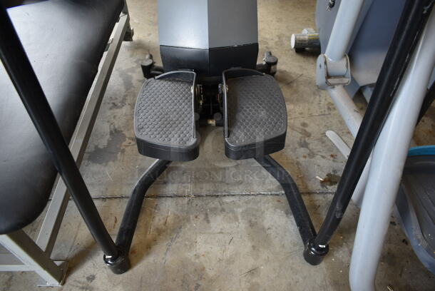 Stair Master Commercial Floor Style Stationary Exercise Stepping Machine w/ Monitor and Heart Rate Handle Grip Monitors and Cup Holders. Tested and Working! - Image 3 of 4