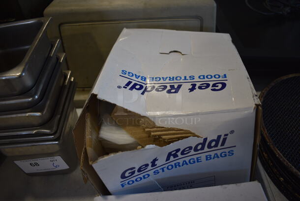 ALL ONE MONEY! Lot of 2 Boxes of Get Reddi Food Storage Bags! - Image 2 of 4