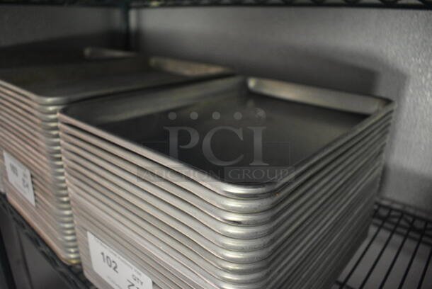 24 Metal Baking Pans. 9.5x13x1. 24 Times Your Bid!  (kitchen) - Image 2 of 3