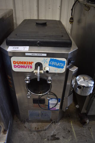 Taylor Stainless Steel Commercial Countertop Single Flavor Frozen Beverage Machine w/ Drink Mixer Attachment. 115 Volts, 1 Phase. 21x29x28