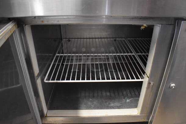 Traulsen VPS72S Stainless Steel Commercial Prep Table on Commercial Casters. 115 Volts, 1 Phase. 72x34x48. Tested and Does Not Power On - Image 6 of 8