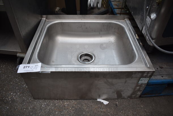 Stainless Steel Commercial Mop Sink.  - Image 1 of 3