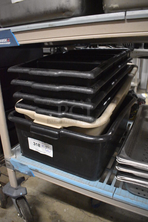 ALL ONE MONEY! Lot of 6 Poly Bins! Includes 21x12x4 - Image 2 of 3