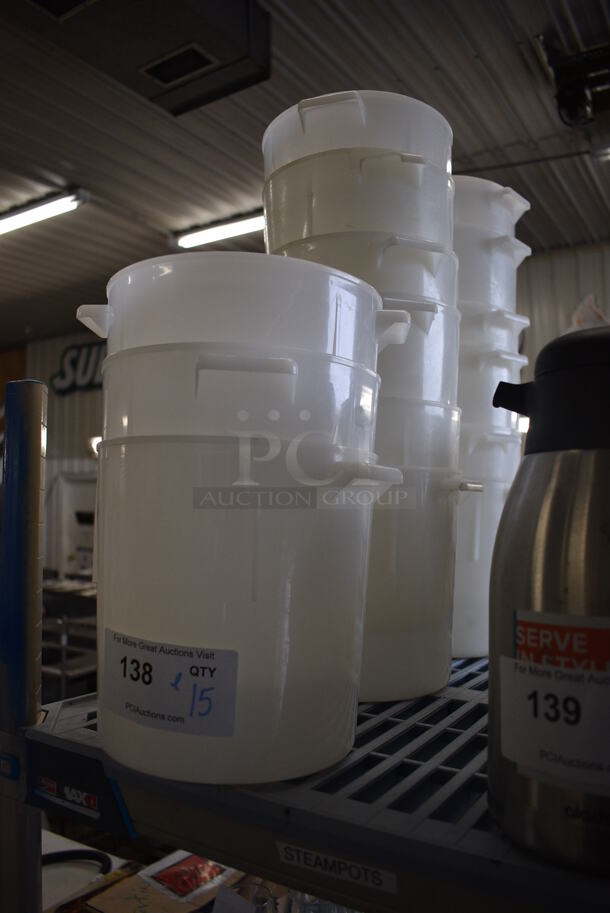 ALL ONE MONEY! Lot of 15 Poly Bins! 9x8x8 - Image 2 of 3