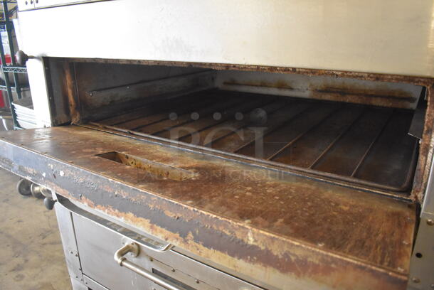 3 Stainless Steel Single Deck Electric Powered Bakery Pizza Ovens on Metal Legs. 220 Volts. 56x39x65. 3 Times Your Bid! - Image 6 of 10