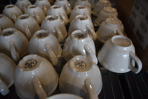 27 White Ceramic Mugs. 4x3x2.5. 27 Times Your Bid! - Image 3 of 3