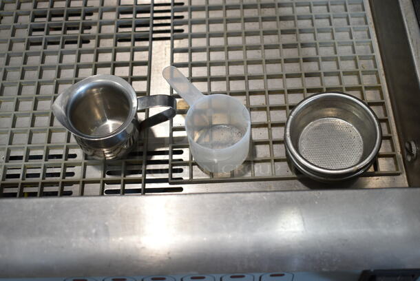2021 Nuova Simonelli Stainless Steel Commercial Countertop 2 Group Espresso Machine w/ Portafilter and 2 Steam Wands. 240 Volts, 1 Phase.  - Image 4 of 7