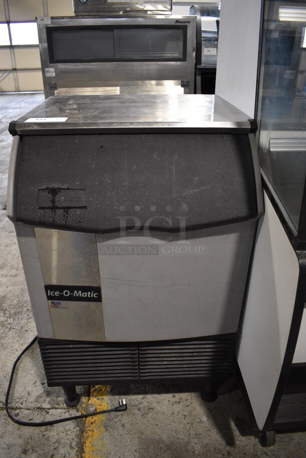 Ice O Matic Model ICEU220HA4 Stainless Steel Commercial Self Contained Ice Machine. 115 Volts, 1 Phase. 24x27x38.5