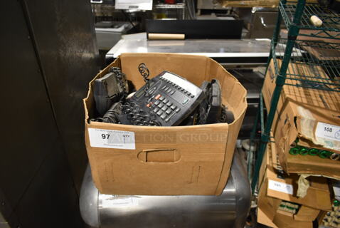 ALL ONE MONEY! Lot of Corded Office Telephones Including Astra