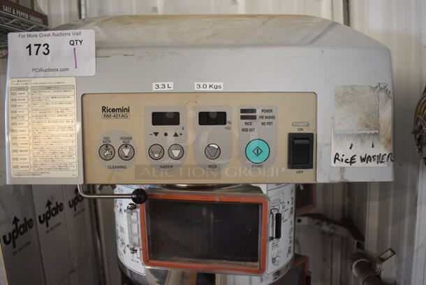 Ricemini Model RM-401AG Metal Commercial Floor Style Rice Washing Machine. 100 Volts, 1 Phase. 24x27x73 - Image 4 of 6
