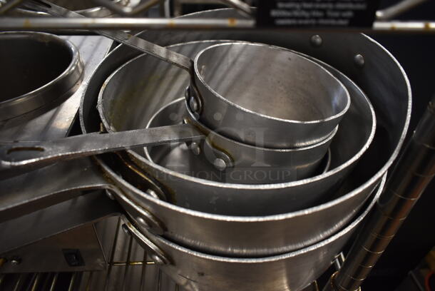 ALL ONE MONEY! Lot of 5 Various Metal Sauce Pans - Image 3 of 3