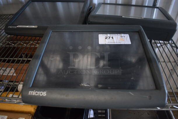 3 Micros 15" POS Monitors. 3 Times Your Bid! - Image 4 of 4