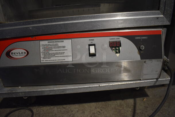 Bevles Stainless Steel Commercial Heated Holding Cabinet on Commercial Casters. 120 Volts, 1 Phase. 29x37x71.5. Tested and Powers On But Does Not Get Warm - Image 9 of 9