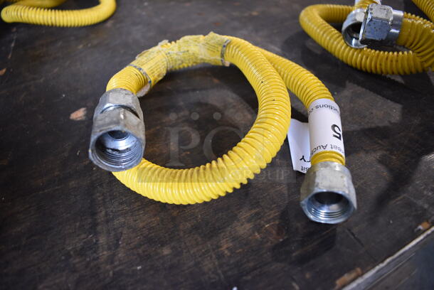 Yellow Gas Hose. 30" - Image 2 of 2