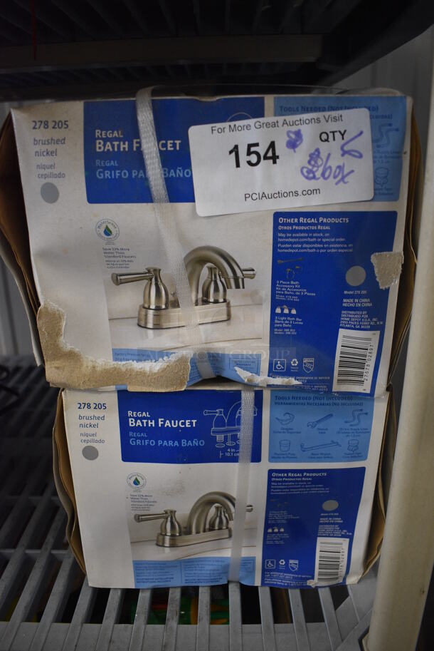 6 BRAND NEW IN BOX! Glacier Bay Metal Regal Bath Faucet and Handles. 6 Times Your Bid! - Image 1 of 4