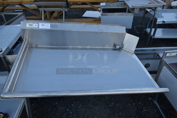 BRAND NEW SCRATCH AND DENT! Regency 600CDT48L Stainless Steel Left Side Clean Side Dishwasher Table. - Image 2 of 4