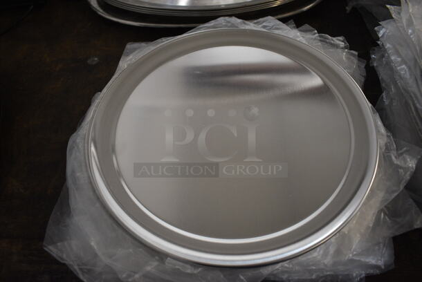 24 BRAND NEW! Metal Round Pizza Baking Pans. 12x12. 24 Times Your Bid! - Image 1 of 2