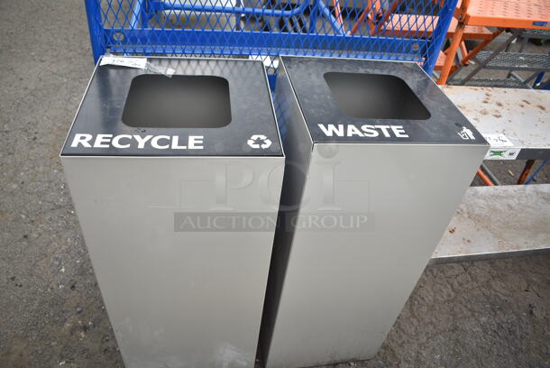 2 Metal Trash Can Shells. 2 Times Your Bid! - Image 1 of 5