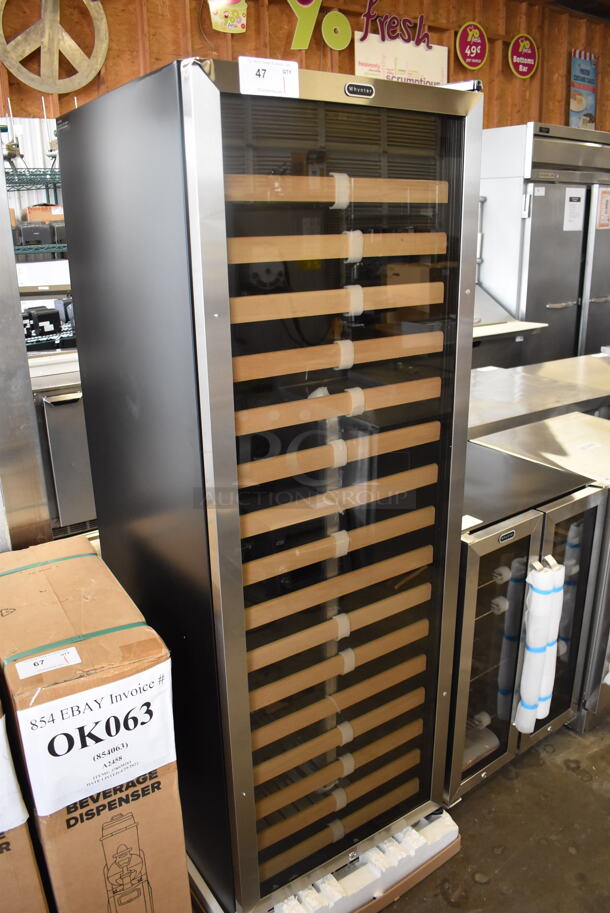 BRAND NEW! Whynter Metal Single Door Reach In Wine Chiller Merchandiser. 23x27x68. Tested and Working! - Image 3 of 7