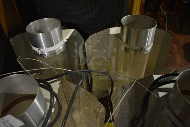 4 Light Fixtures w/ Amps. 15x8x27. 4 Times Your Bid! (lounge) - Image 3 of 7