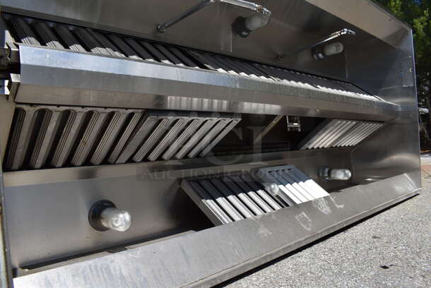 9.5' CaptiveAire Stainless Steel Commercial Grease Hood w/ Filters. 115x24x55 - Image 5 of 7