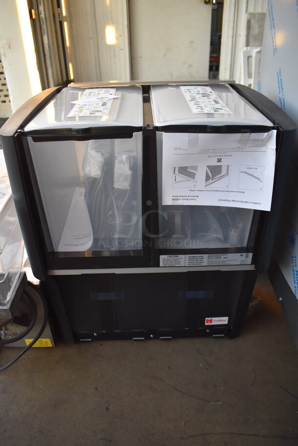 BRAND NEW! 2020 Crathco G-Cool C-2D-16 Commercial Countertop Double 5 Gallon Bowl Premix Cold Beverage Dispenser. Stock Picture Used For Gallery. 115 Volts, 1 Phase. 22x18x27. Tested and Working! - Image 2 of 5