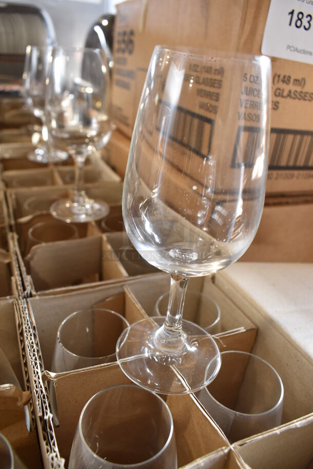 6 Boxes of 6 BRAND NEW Ideal Wine Tasting Glasses. 2.5x2.5x6. 6 Times Your Bid! - Image 8 of 9