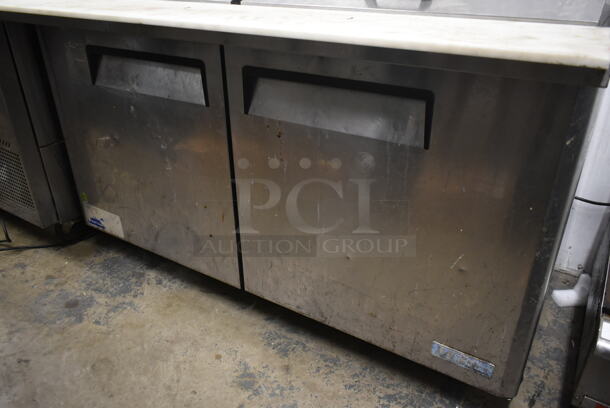 Turbo Air MST-60-24 Stainless Steel Commercial Sandwich Salad Prep Table Bain Marie Mega Top on Commercial Casters. 115 Volts, 1 Phase. Tested and Working! - Image 5 of 8
