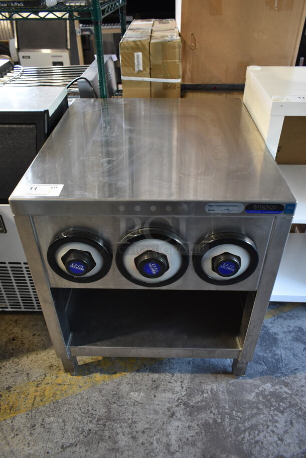 Amtek D61689 Stainless Steel Commercial Counter w/ In Counter Cup Dispensers. - Image 1 of 5