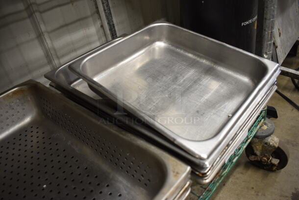 ALL ONE MONEY! Lot of 5 Various Stainless Steel Drop In Bins. Includes 1/1x4 - Image 2 of 5