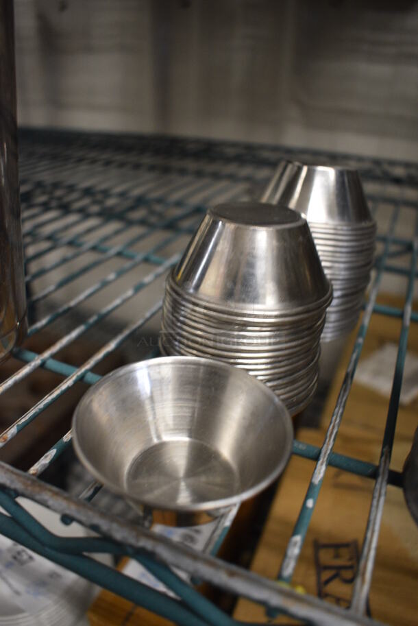 46 Metal Sauce Cups. 2.25x2.25x1. 46 Times Your Bid! - Image 2 of 2