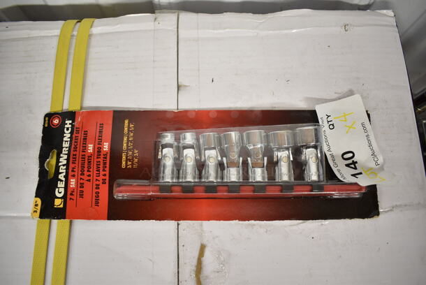 4 BRAND NEW! Items; TEQ Quick Release Ratchet, TEQ 5" Extension Bar, TEQ 10 MM Socket, Gearwrench Flex Socket Set. 4 Times Your Bid! - Image 9 of 11