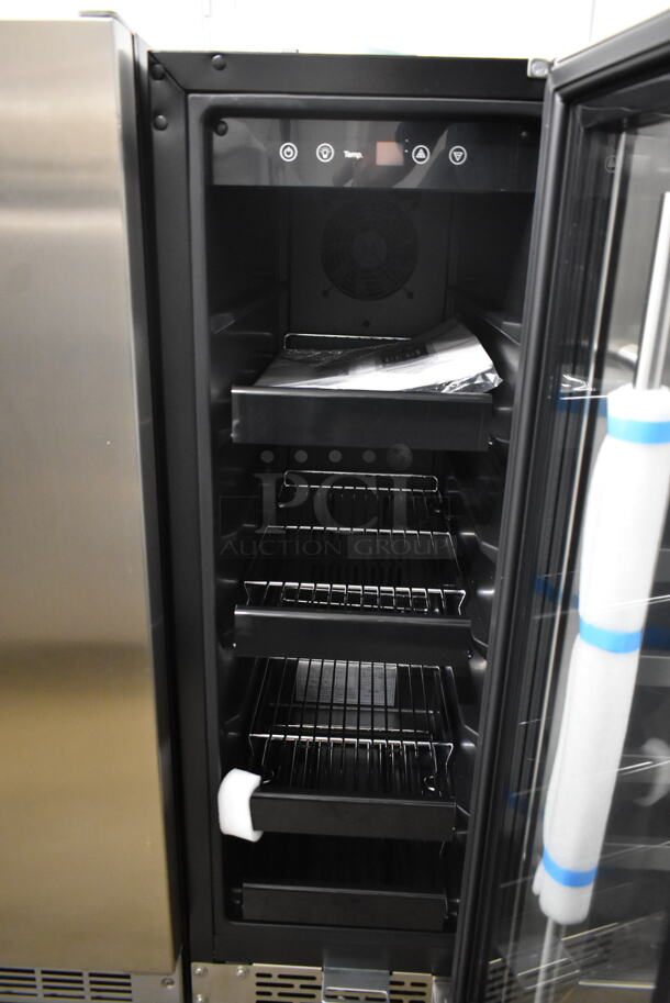 BRAND NEW SCRATCH AND DENT! Whynter BBR-638SB Stainless Steel Built In 60 Can Beverage Cooler Merchandiser with Lock. 115 Volts, 1 Phase. Tested and Working! - Image 3 of 4