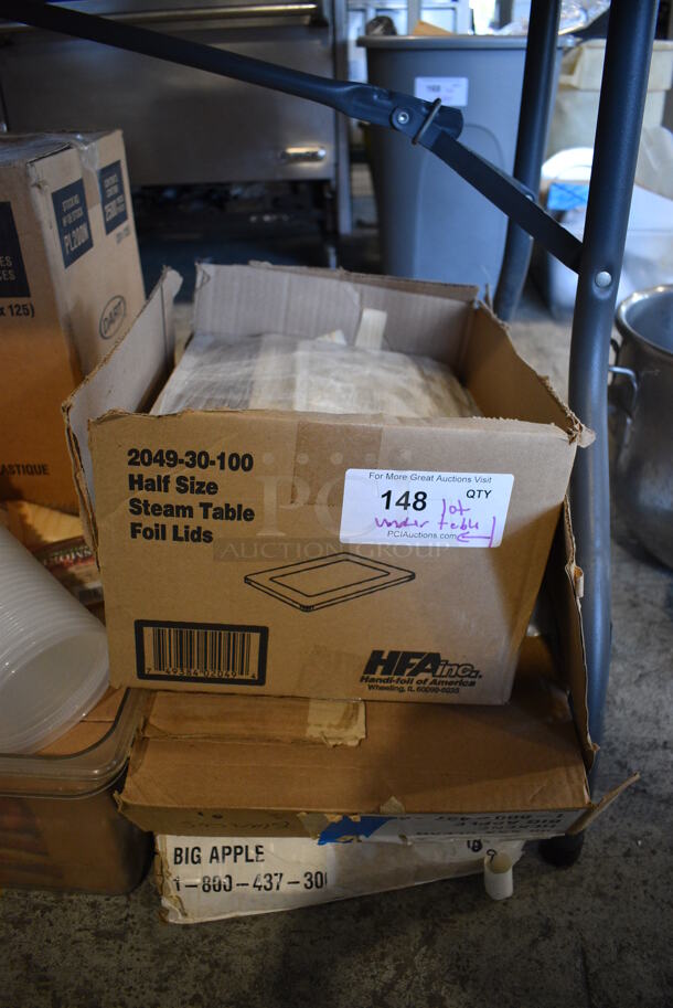 ALL ONE MONEY! Lot of Various Items Including Paper Products, Lids, Cups and Toilet Paper - Image 2 of 6