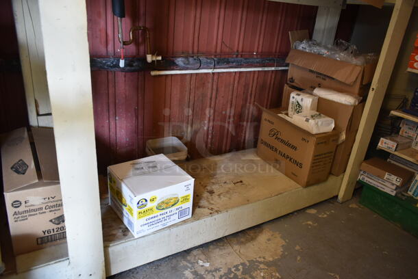 ALL ONE MONEY! ROOM LOT of Various Items Including Paper Products. BUYER MUST REMOVE. (vestibule) - Image 10 of 11