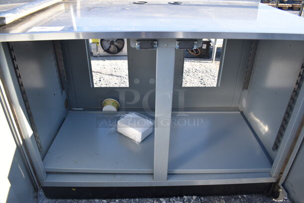 Duke Stainless Steel Commercial 2 Door Counter w/ Back Splash. 48x30x40 - Image 4 of 5