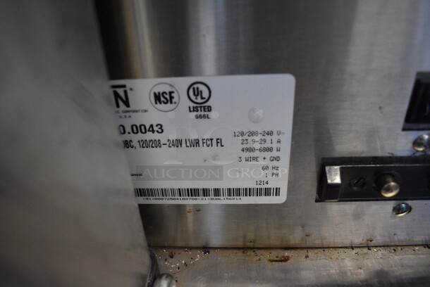 2014 Bunn Model DUAL SH DBC Stainless Steel Commercial Countertop Dual Coffee Machine w/ Hot Water Dispenser, 2 Stainless Steel Brew Baskets and 2 Bunn Model SH SERVER Satellite Servers. 120/208-240 Volts, 1 Phase. 18x24x36. Tested and Working! - Image 4 of 6