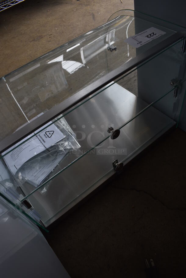 BRAND NEW! KoolMore Model DC-2C Glass Countertop Dry Display Case Merchandiser. 22x14x14.5 - Image 5 of 6