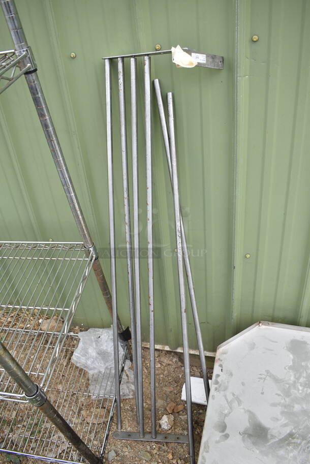 3 Stainless Steel Shelves Including L Shaped and Dunnage Style. 30.5x1512, 78x61x12, 48x8x11. 3 Times Your Bid! - Image 5 of 7