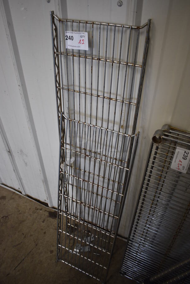 ALL ONE MONEY! Lot of 2 Chrome Finish Shelves! 48x12x1.5, 36x12x1.5 - Image 2 of 3
